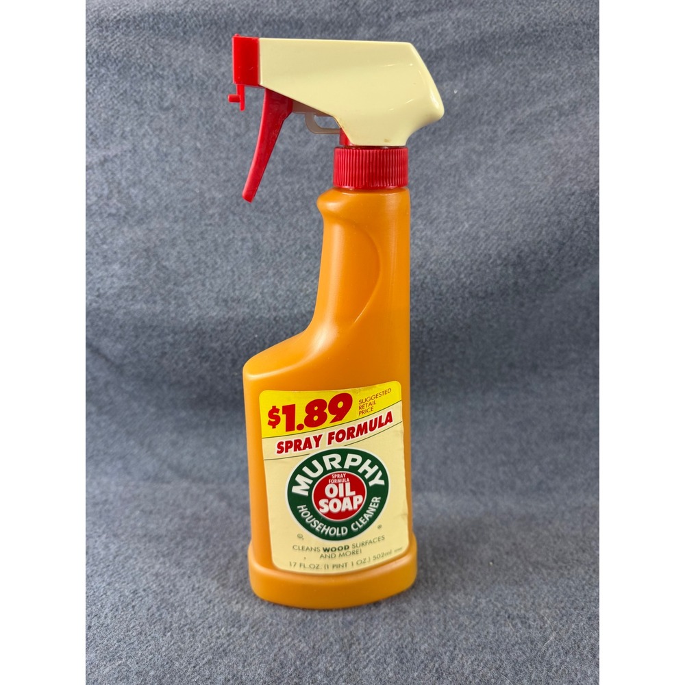 Murphy Oil Soap Spray Formula Household Cleaner 17oz Orange Vintage 90s